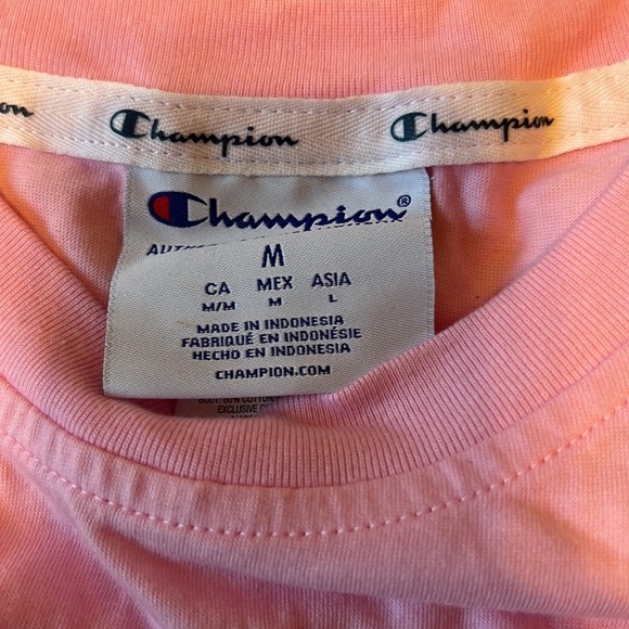 Champion Tie Front Tee, Pink - Medium - Picture 4 of 4